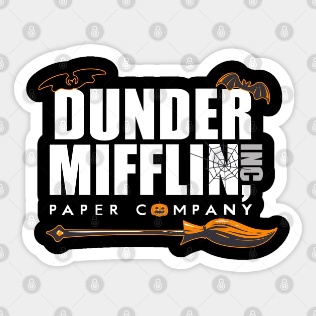 Dunder Mifflin halloween Sticker by OniSide